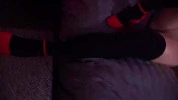 Preview 1 of Son Rapes Mom - New Black Stockings and Sexy Red Heels On - FIT BUSTY MILF LILY