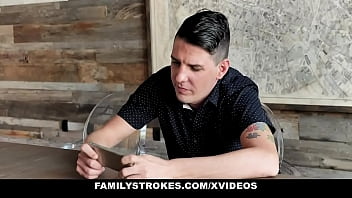 Preview 1 of 8age Sumal - FamilyStrokes - Horny IdenticalTwins Whips Out Their Meaty Cocks On Leda Lotharios Angelic Face
