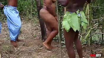 Preview 2 of Hot Girl Sec - Somewhere in west Africa,  on our annual festival,  the king fucks the most beautiful maiden in the cage while his Queen and the guards are watching
