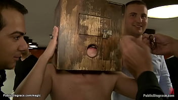Preview 3 of Brezza Sex Com - German blond group banged in public