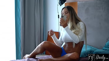 Preview 1 of Children Of Iran - Big Tit Blonde Monika Fox Titty Fucks Huge Cock - S14:E9