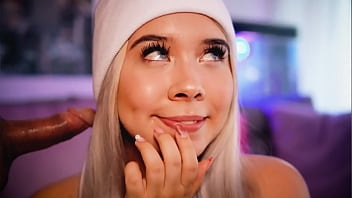Preview 4 of Jibo Hd - Beautiful Colombian blonde gets fucked by her stepbrother while they broadcast everything online