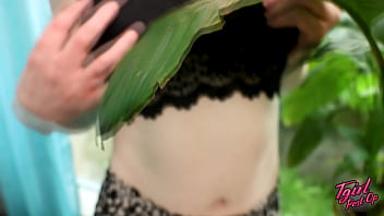 Preview 3 of Dubur Porn - TGIRL POST-OP: Pandora Scarlett Flashes Her Pussy!
