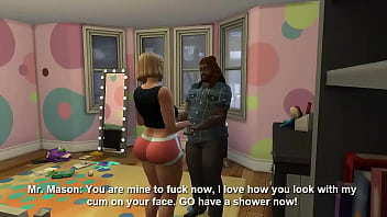 Preview 1 of Wanking Over Bra - SimsLust - step Uncle fucked shy best friend - Part 2