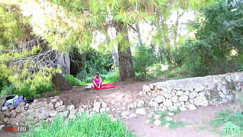 Preview 1 of Arab 21 Y Sex - Cute young spanish teen Bella Rico fucked in the woods by Kevin White