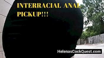 Preview 1 of Beautiful Agony Couple - Helena Price Presents - Interracial Anal Hookup With Exhibitionist Wife Mrs Sapphire!  Her Husband listens in while his wife takes a BIG BLACK COCK up her MARRIED WHITE ASS!)