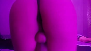 Preview 4 of Bollywoos Nude Com - cute guy in lingerie erotically moves and shows his dick and butt plug