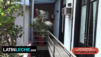 Preview 1 of Filipino Ladyboy Fucks Guy - Latin Leche - Two Latino Hunks Create A Whole New Set Of Memories In Their Old Favorite Spot