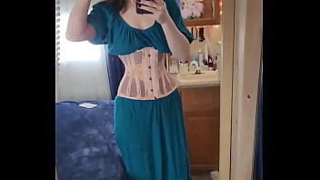 Preview 1 of Yang Gril X Videocom - Twirly dress and screamy music️