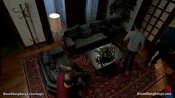 Preview 1 of Gros Clitoris De Mature Black - Teen sitter bound fucked by big dicks