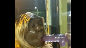 Preview 1 of Bigg Ass Nurse With Gloves - Sucking dildo attached you building pt.1