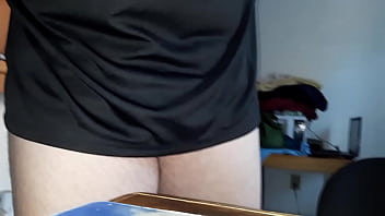 Preview 1 of Sani Levani X Video Hd - posing &amp_ bending over in beauforme waist clincher black 16-18L &amp_ shadowline spandex modern brief ivory 5S