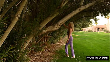 Preview 1 of Dew Hi - Former camgirl masturbates in public