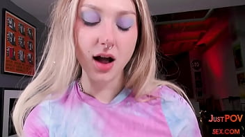 Preview 4 of Mao Khalifa - Bigtit pov babe sucking before riding in erotic couple