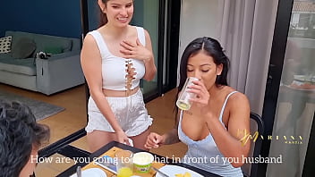 Preview 3 of Southindian Xxxrape - Mariana Martix is unfaithful to her best friend&#039_s boyfriend and they cheat on her with a threesome