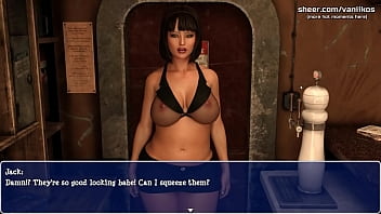 Preview 1 of Actress Korean Sex - Lily of the Valley | Big tits slutty waitress wife sucks boss&#039_s big cock and gets her horny wet pussy fingered in public by stranger | My sexiest gameplay moments | Part #11