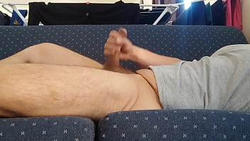 Preview 2 of Sleeping Porn Sis Bro - Solo on couch