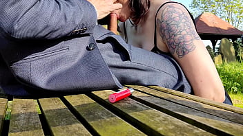 Preview 3 of Girl Joins Gay - After almost getting caught fucking my MILF in the graveyard...we eventually find a place to fuck,  I give her a facial and a cheeky dildo spitroast with my car.
