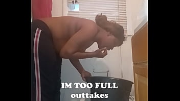Preview 3 of Animal And Women Sexy - Black girl throwing up