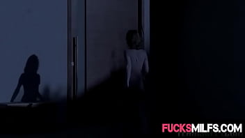 Preview 2 of Orgasm In The Bed Hi Speak - FucksMILFs.com - Pepper Hart was cleaning up after dinner when her stepdaughter approached her to talk about guys.