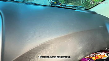 Preview 1 of Tomboy Feet - Sexy busty Latina Milf in heels Silvana Lee gets picked up in public by a guy with a big dick