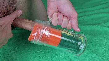 Preview 4 of Jizzboom Noelle Easton - HOW TO MAKE A REALISTIC TIGHT PUSSY FROM BEER GLASS