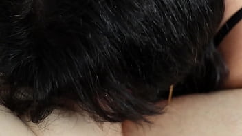Preview 2 of Woman Selfie While Masterbating - I gave him a Blowjob while he was watching our video on TV,  with Facial and Cum in Mouth at the end
