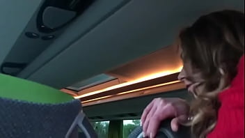 Preview 3 of Xnxx Rajwap - Blowjob in the bus with creampie