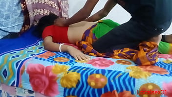 Preview 2 of Felicia Clover Massage - Green saree Indian Desi Village Bengali Fuck ( Official Video By Localsex31)