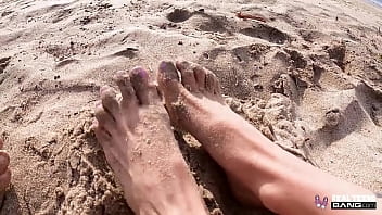 Preview 1 of Cleaning Duble - Real Teens - Summer Vixen Pees On The Beach Before Fucked Hard In Hotel Room