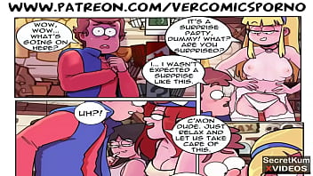 Preview 2 of Peep Sleep - Gravity falls the next summer - Dipper&#039_s foursome reverse gangbang || Outdoor Cabin Orgy