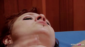 Preview 4 of Cinema Hole Swx - Ginger Virgin Teen Seduce Client to Fuck at Massage