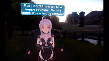 Preview 2 of Kwisha Grey Gangbang - MonsterGirl Island [Monthly Hentai game] Ep.13 Discovering a shape shifter hot smile girl with growing boobs on the beach