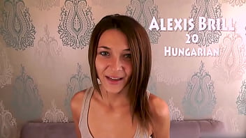 Preview 1 of Black Pon Com - Alexis Brill gets a huge facial after sucking a big dick