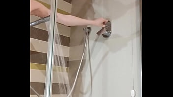 Preview 1 of Kerdra Lust Hard Fuck - Bitch fucks herself in the shower with a dildo