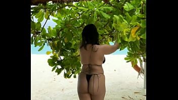 Preview 4 of Collig Grls - Naughty Olivia on Beach
