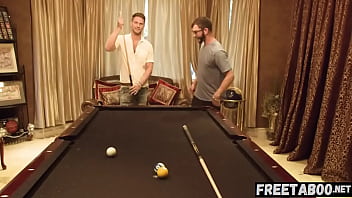 Preview 1 of Night Sleeping Mom Son Rep - Two Hot Couples Soft Swap On The Pool Table - Full Movie On FreeTaboo.Net