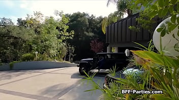 Preview 1 of Satan Or Angel - Fucking three sexy pranking trespassers