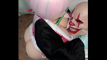 Preview 4 of Sexy Video On T Shirt 2020 - NEZUKO WITH BIG TITS IS FUCKED BY HER STEPBROTHER WITH A BIG BLACK COCK (18 years old)