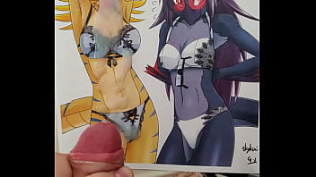 Preview 2 of Rubia Pureta - Tigrex and Nargacuga (Monster Hunter) furry tribute (double)