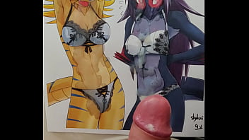 Preview 4 of Rubia Pureta - Tigrex and Nargacuga (Monster Hunter) furry tribute (double)