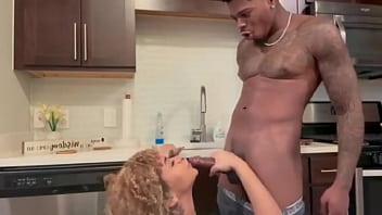 Preview 1 of Dady Baby Xxxxall - 18yo fuck in kitchen