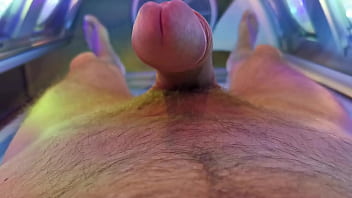 Preview 3 of Poran Meya Kalefa - My big dick dances in the tanning bed