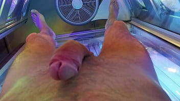 Preview 4 of Poran Meya Kalefa - My big dick dances in the tanning bed