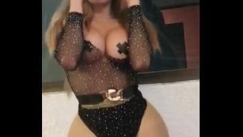 Preview 2 of Public Jerker 22 - TE GUSTARA COMO ME VEO CON ESTA LENCERIA NEGRA