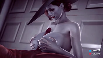 Preview 3 of Big Dic Gay Boys - Lady Dimitrescu - Resident Evil Village [TekoNSFW]