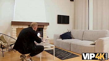 Preview 1 of Amateur Inte - VIP4K. Perv sneaks into math teachers apartment and they have sex
