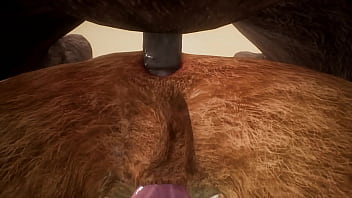 Preview 4 of Cauple My Dad - Minotaur fucks Lion and cums in his mouth - Wildlife