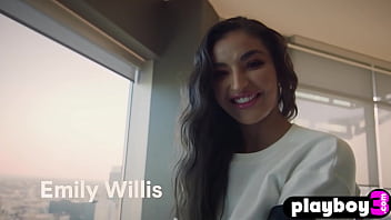 Preview 1 of Bmb Sex - Playboy3.com - Beautiful petite Latina teen Emily Willis striptease and showed her pussy