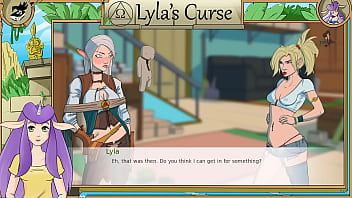 Preview 4 of Blond Teacher Mini Skirt - Lyla&#039_s Curse Part 2 Nipple rings